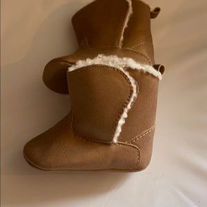 Carter’s brown fuzzy boots